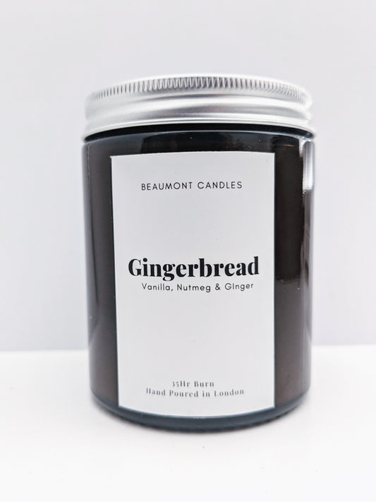 Gingerbread scented candle