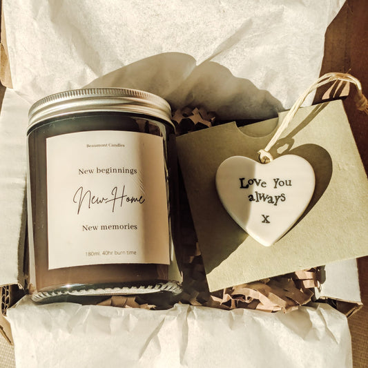 New home house warming candle