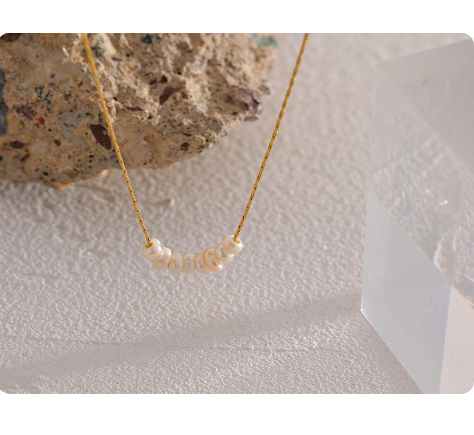 fresh water pearl necklace water proof