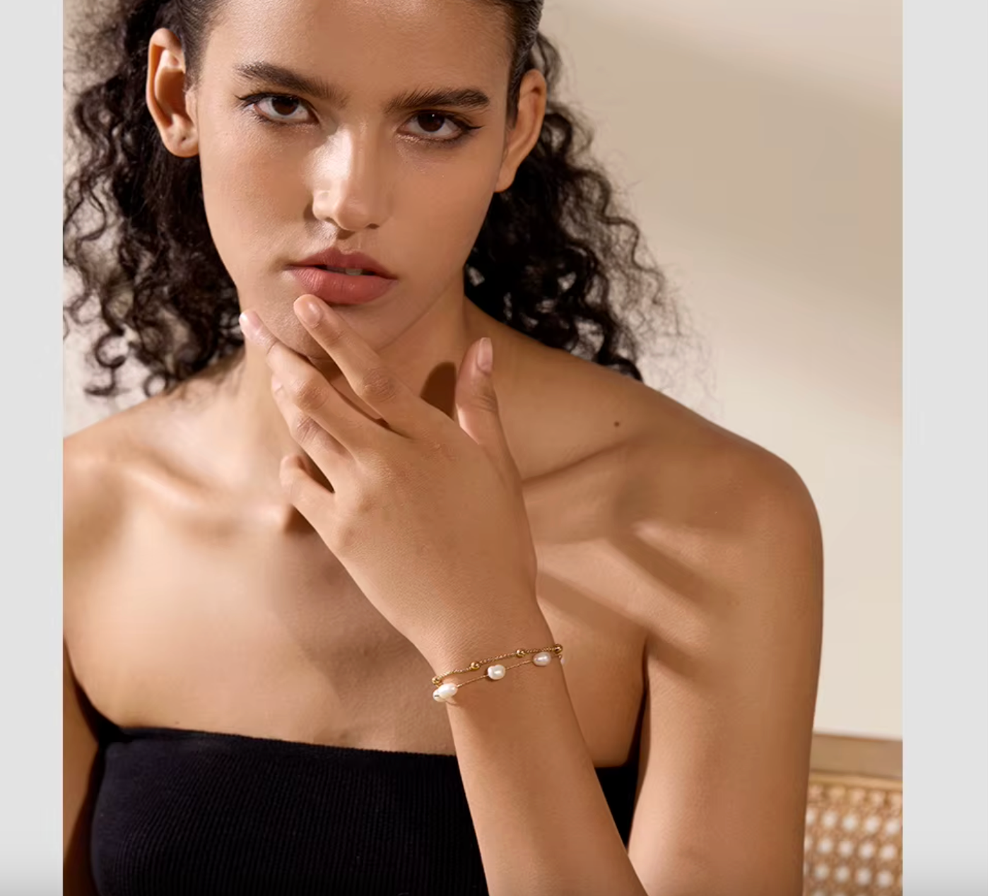 Hanna Double Pearl Bracelet