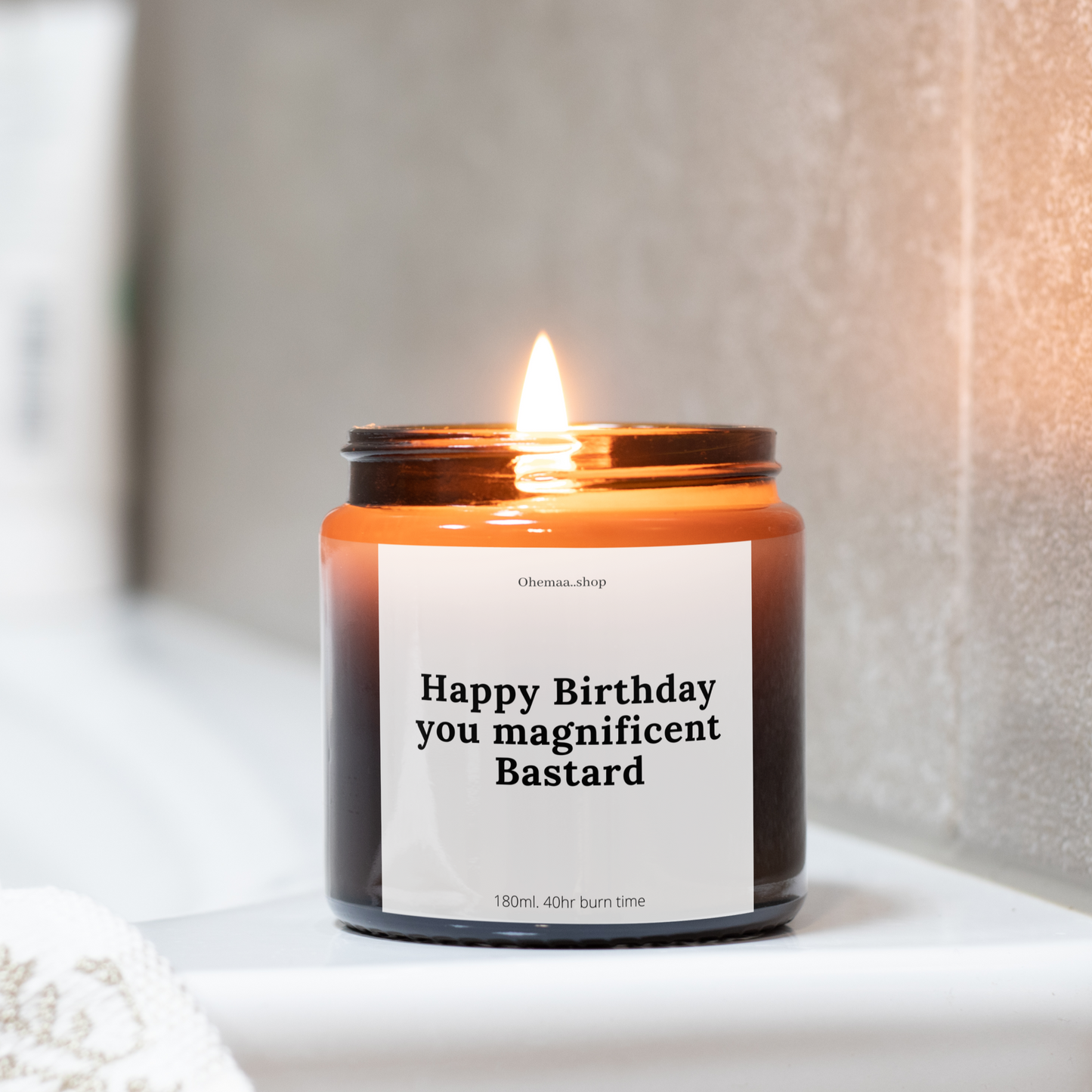 Funny Rude Birthday candle gift