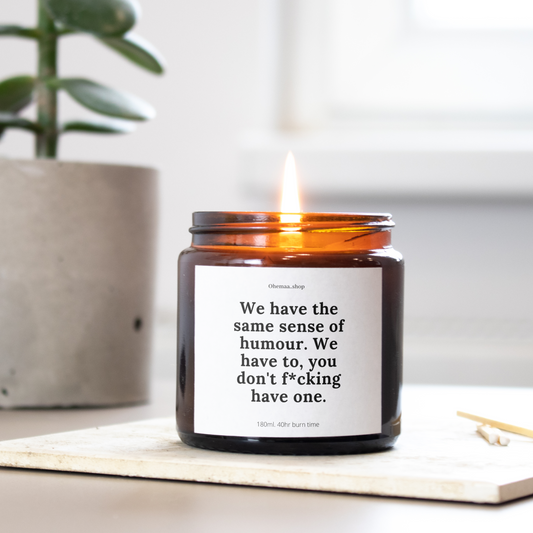 Funny Rude Candle Gift for Friend