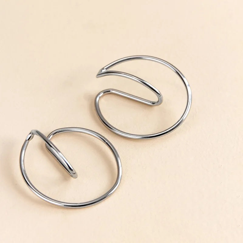 silver ear cuffs