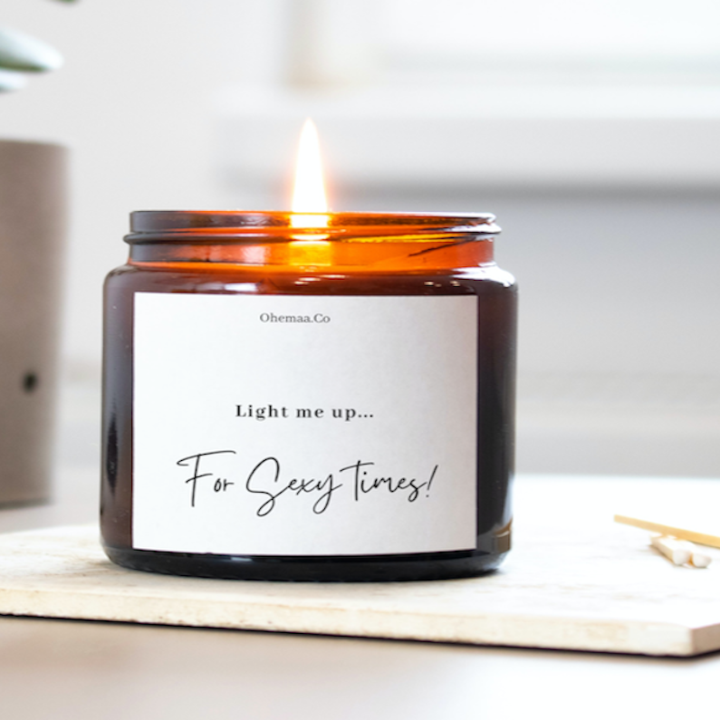 valentines day candle