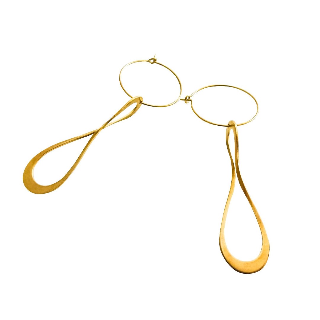Twisted Hoops Earrings