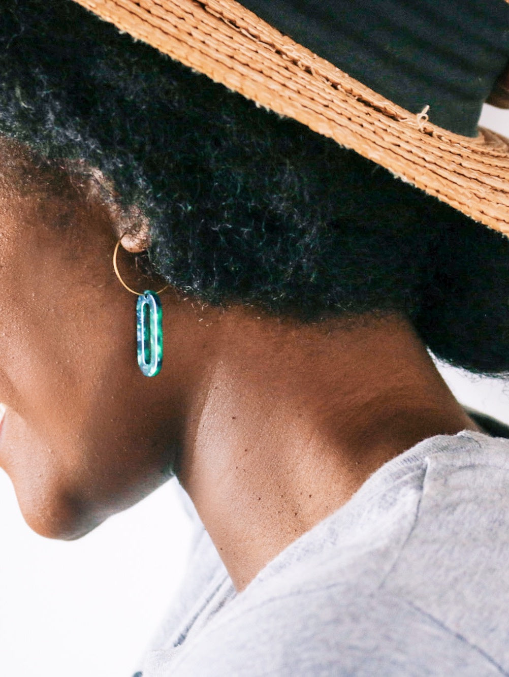 hoop earrings