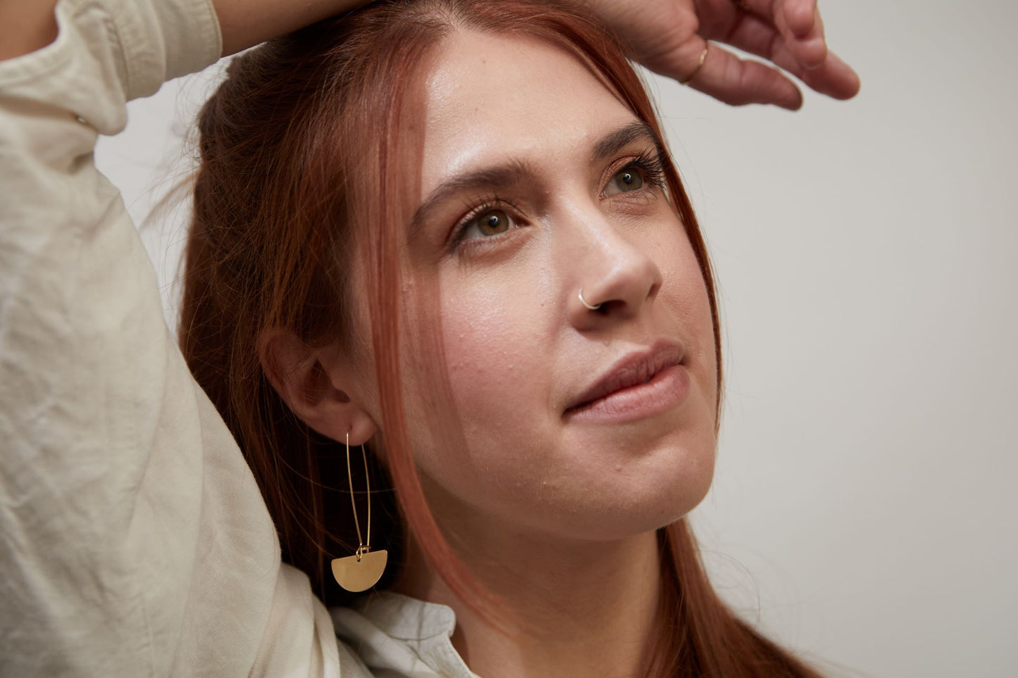 half moon earrings