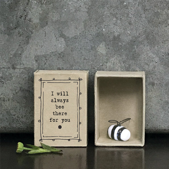 East of India Matchbox bee gift