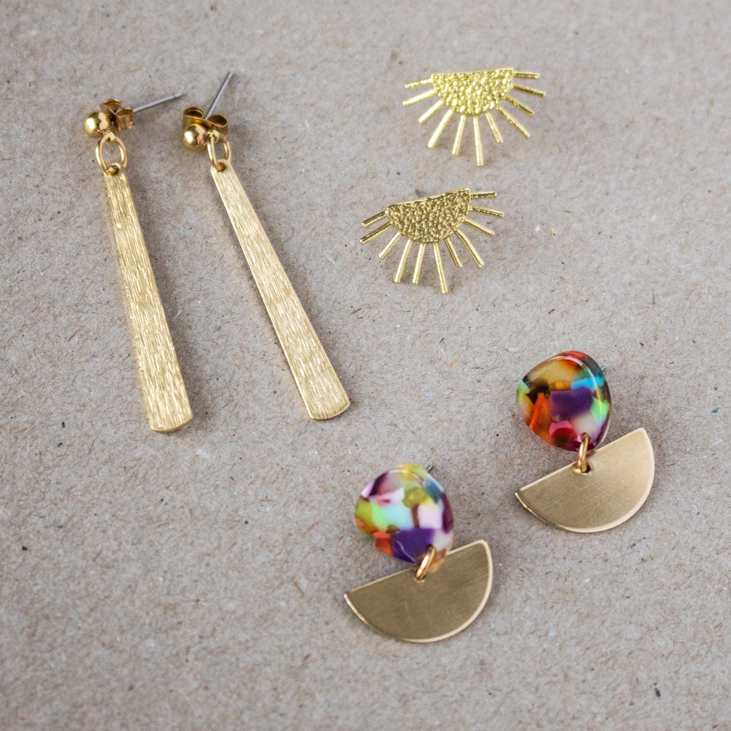 Stud earrings