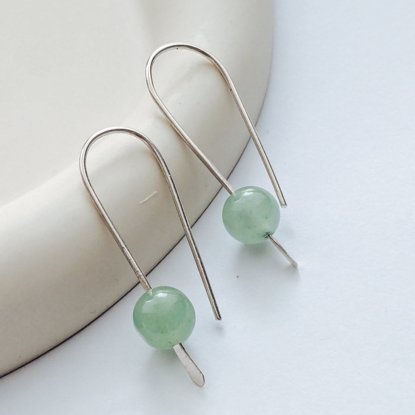 Green Aventurine Drop Earrings