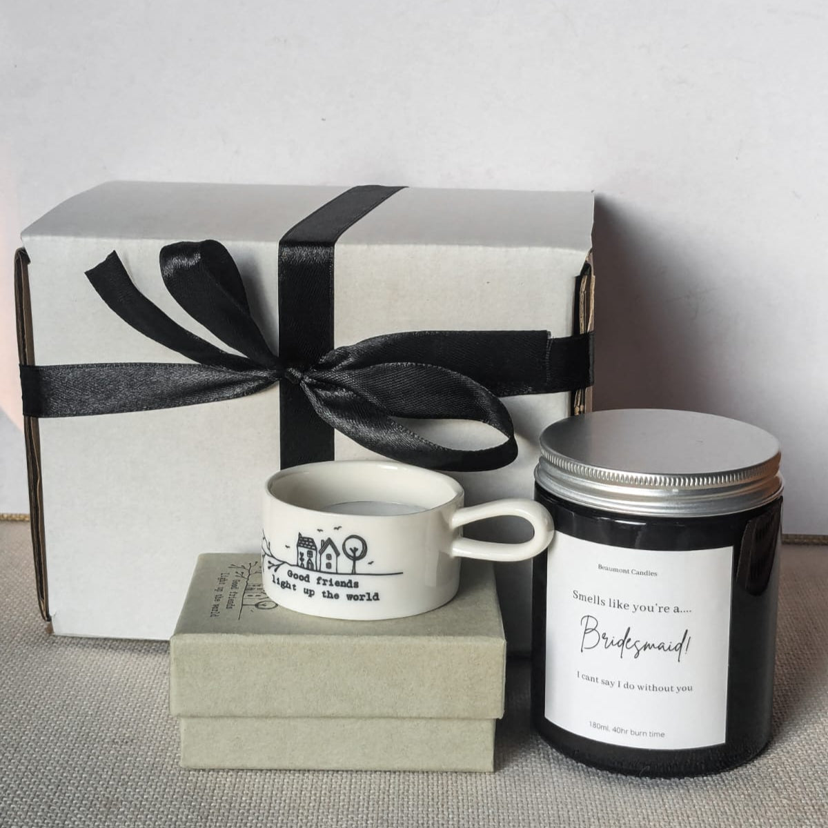 Bridesmaid proposal candle gift