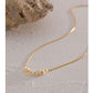gold pearl necklace water proof