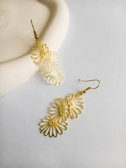 Daisy Drop Earrings