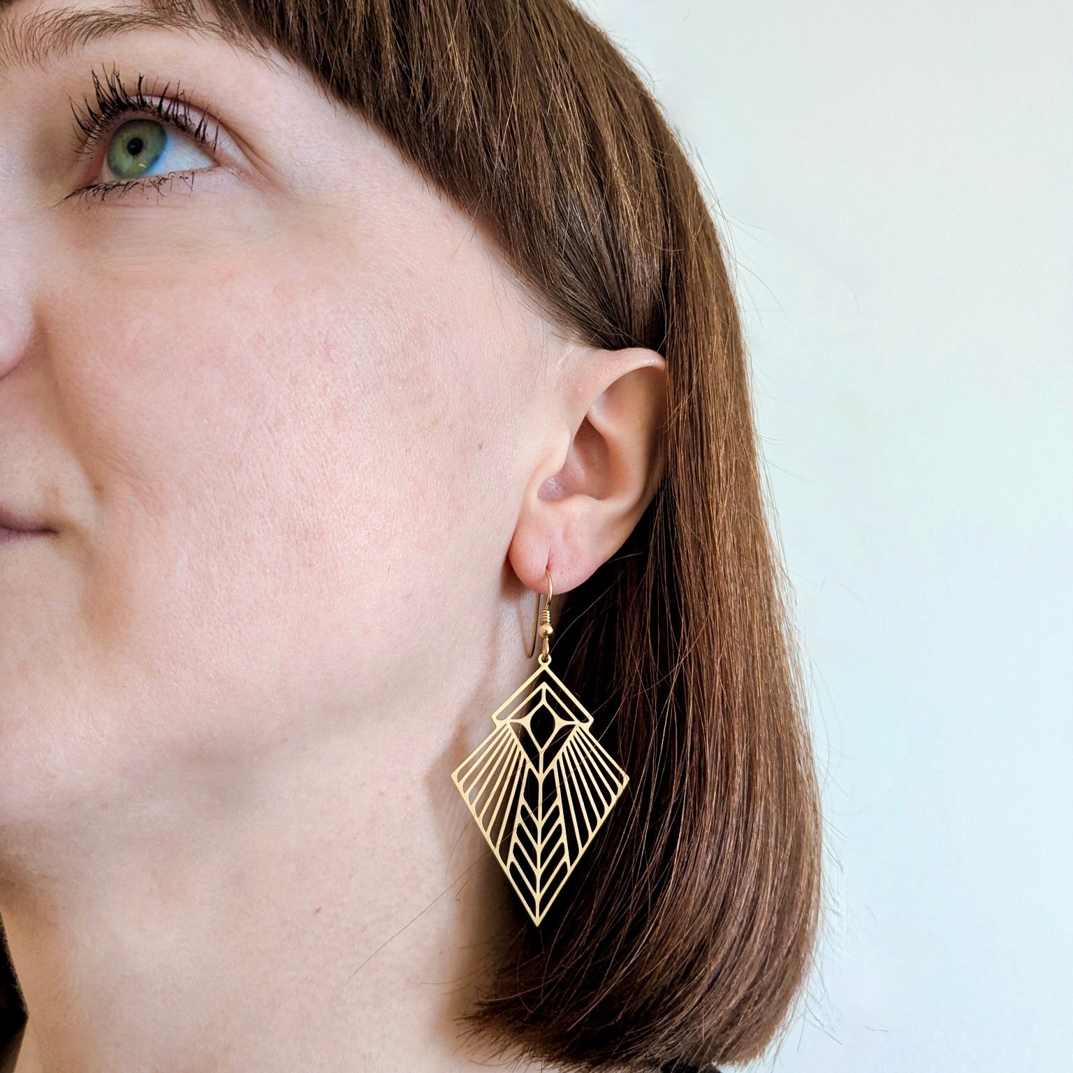 geometric earrings