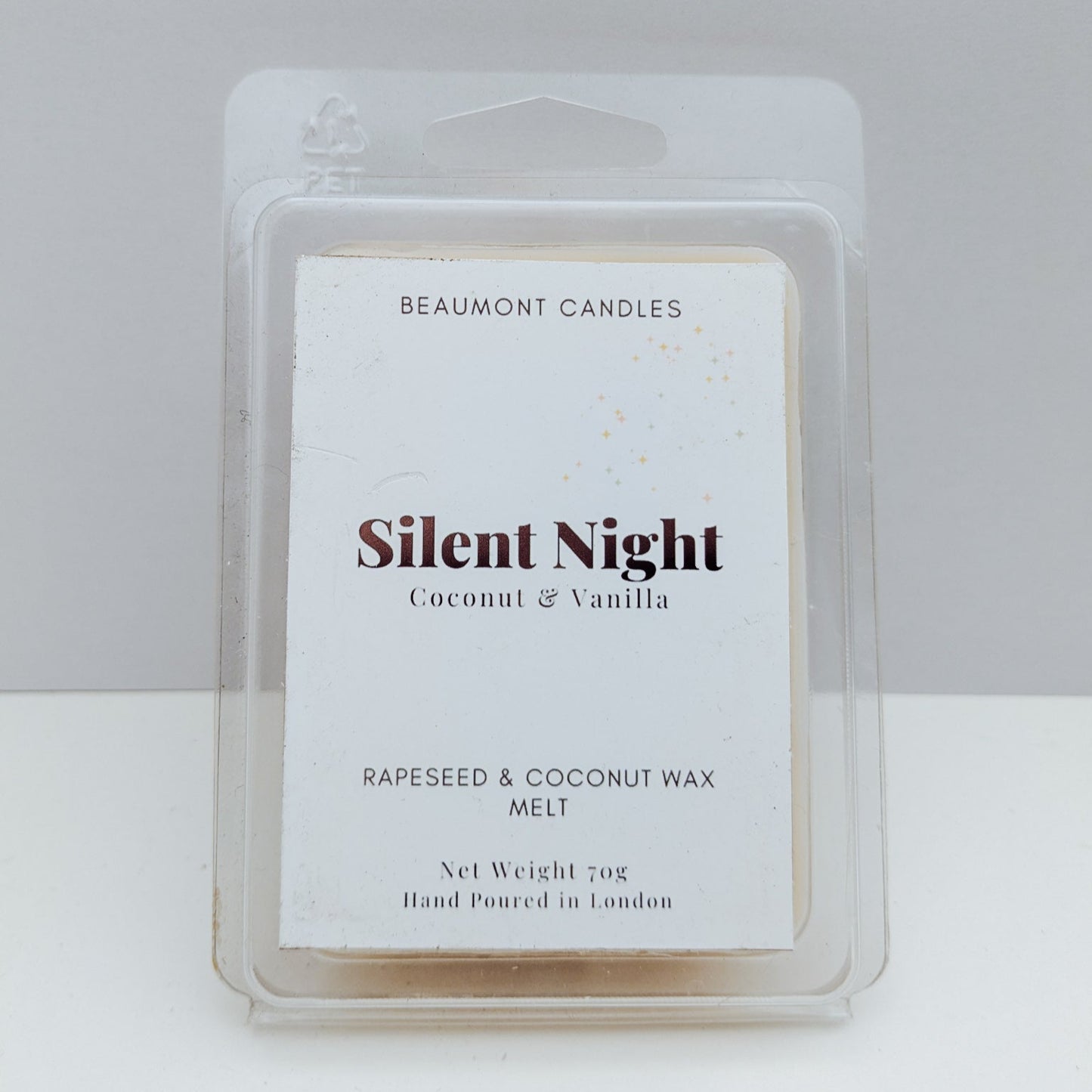highly scented wax melt - coconut and vanilla