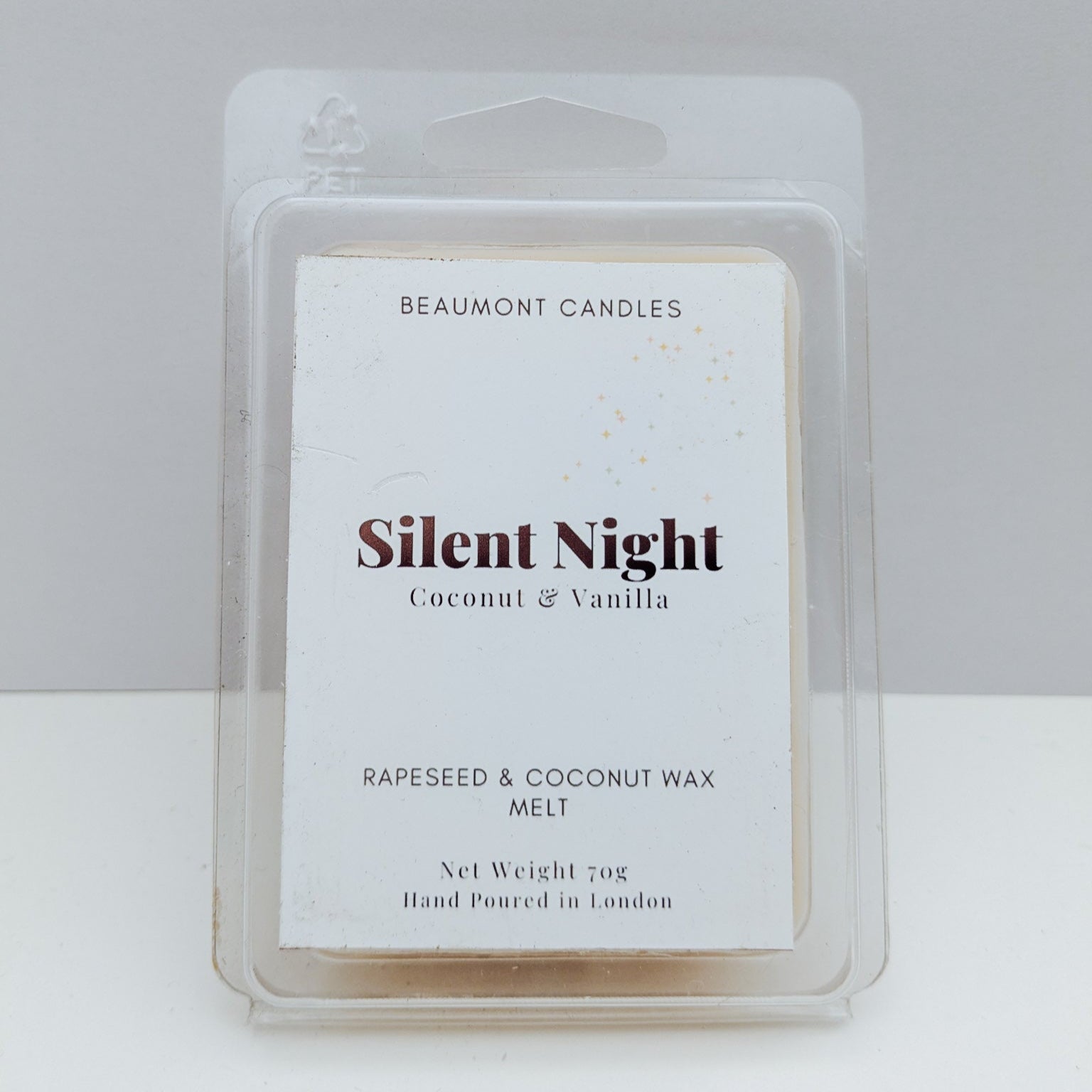 highly scented wax melt - coconut and vanilla