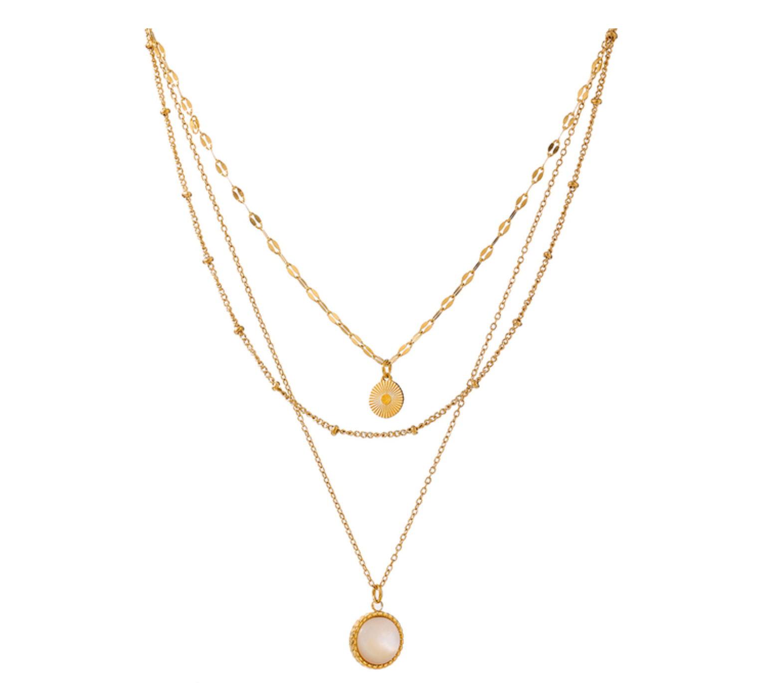 Multi Layered Chain – Ohemaa Jewellery Designs