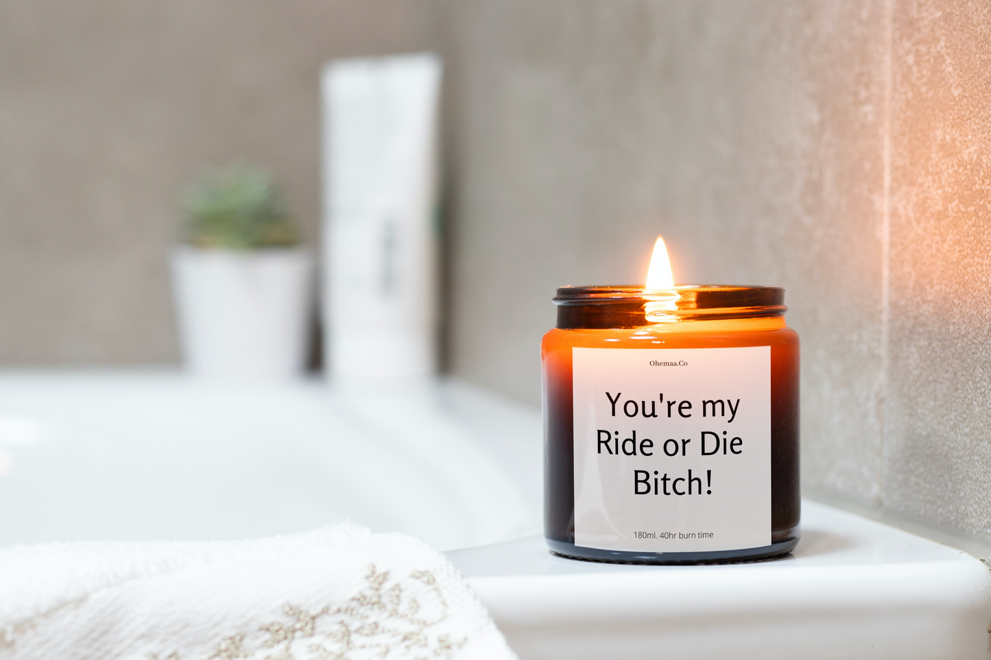 friendship candle gift
