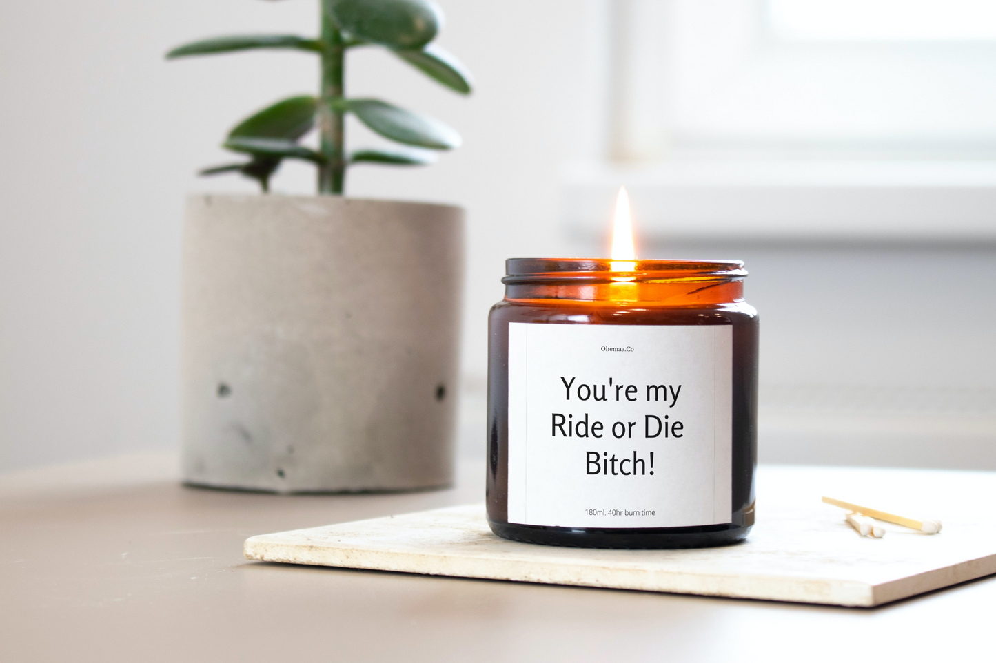 funny candle gift for her