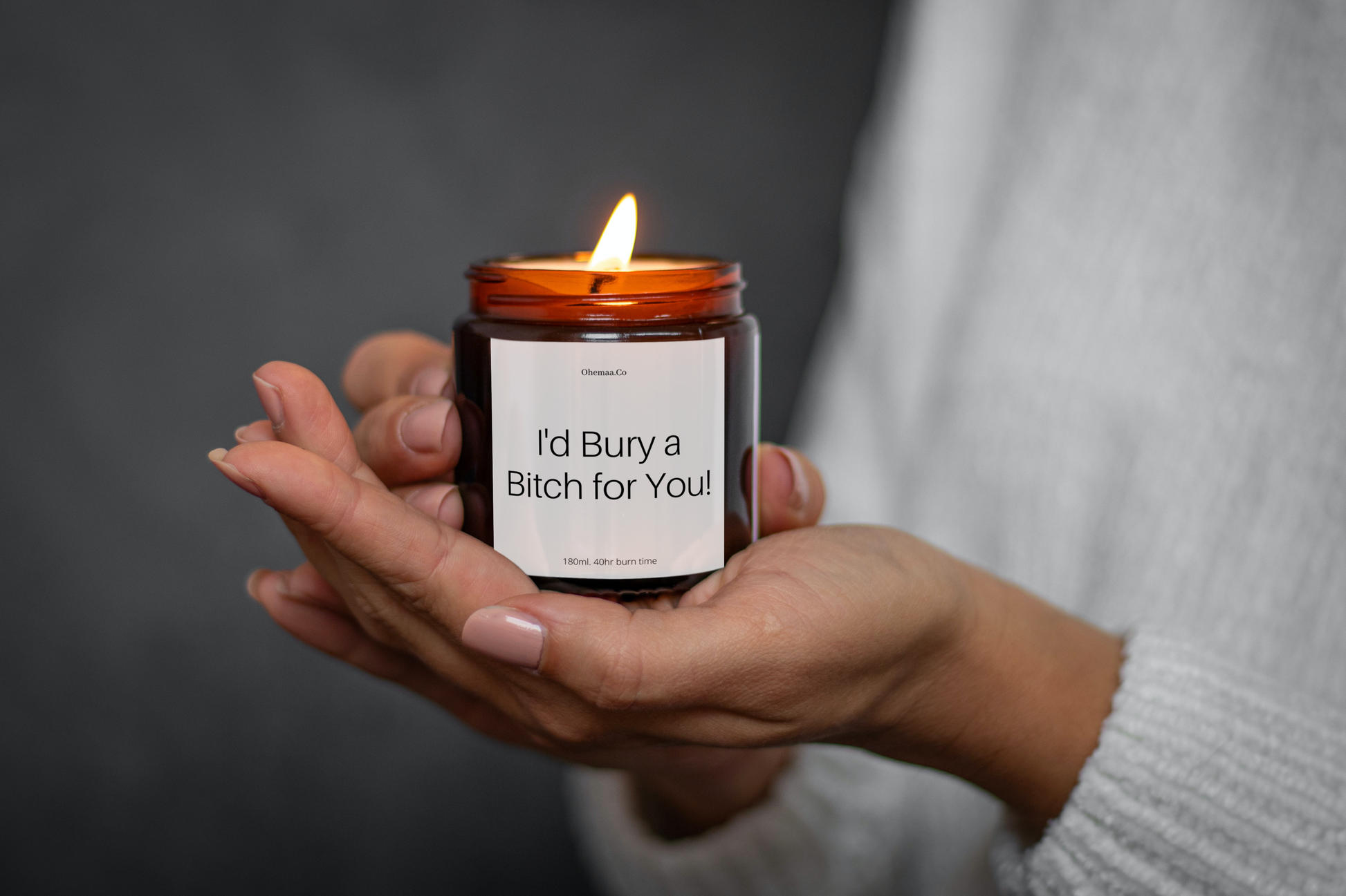 funny rude candle gift