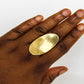 brass oval ring