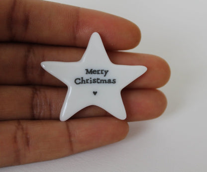 East of India Matchbox  Christmas Token