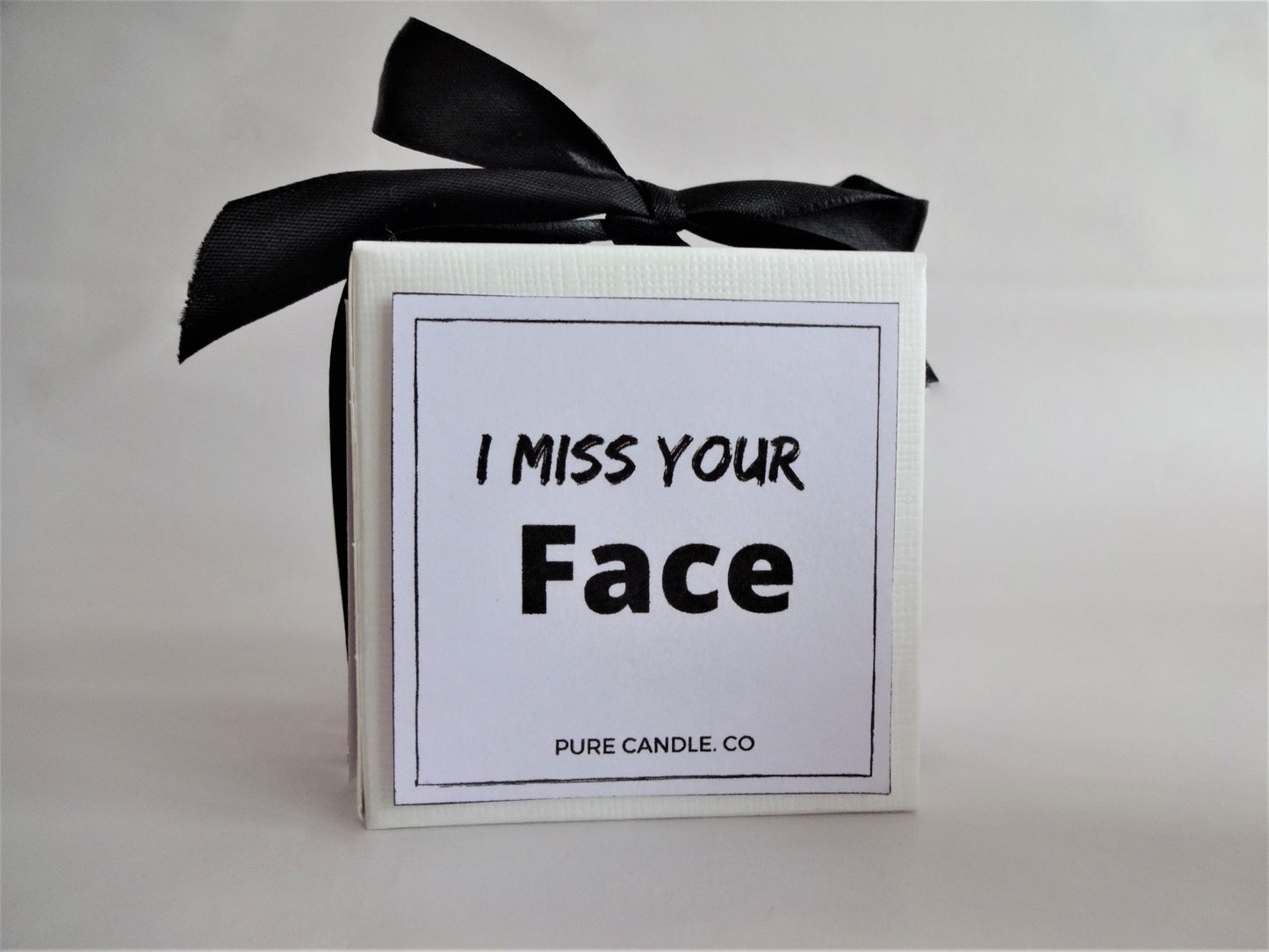 i miss your face candle