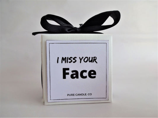 i miss your face candle, best friend gift