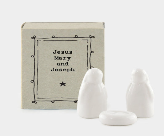 Porcelain Mini Nativity Set