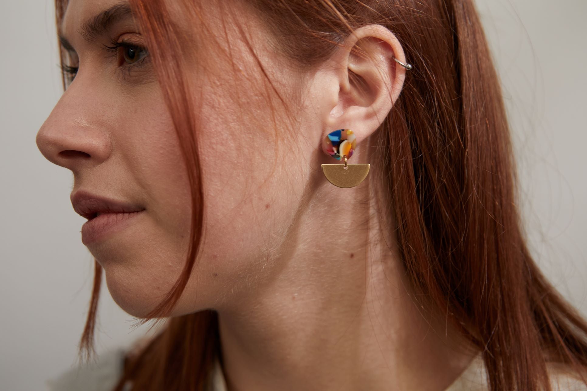 multi coloured earrings